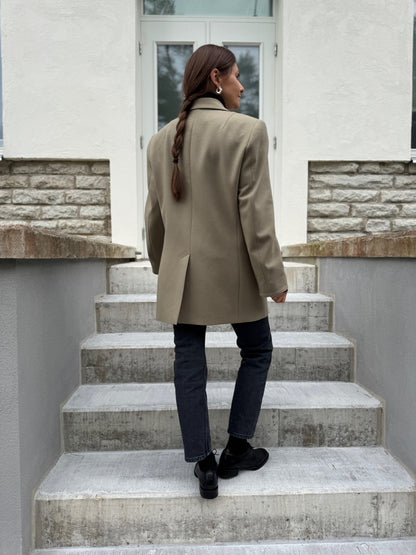 milan oversized wool blazer