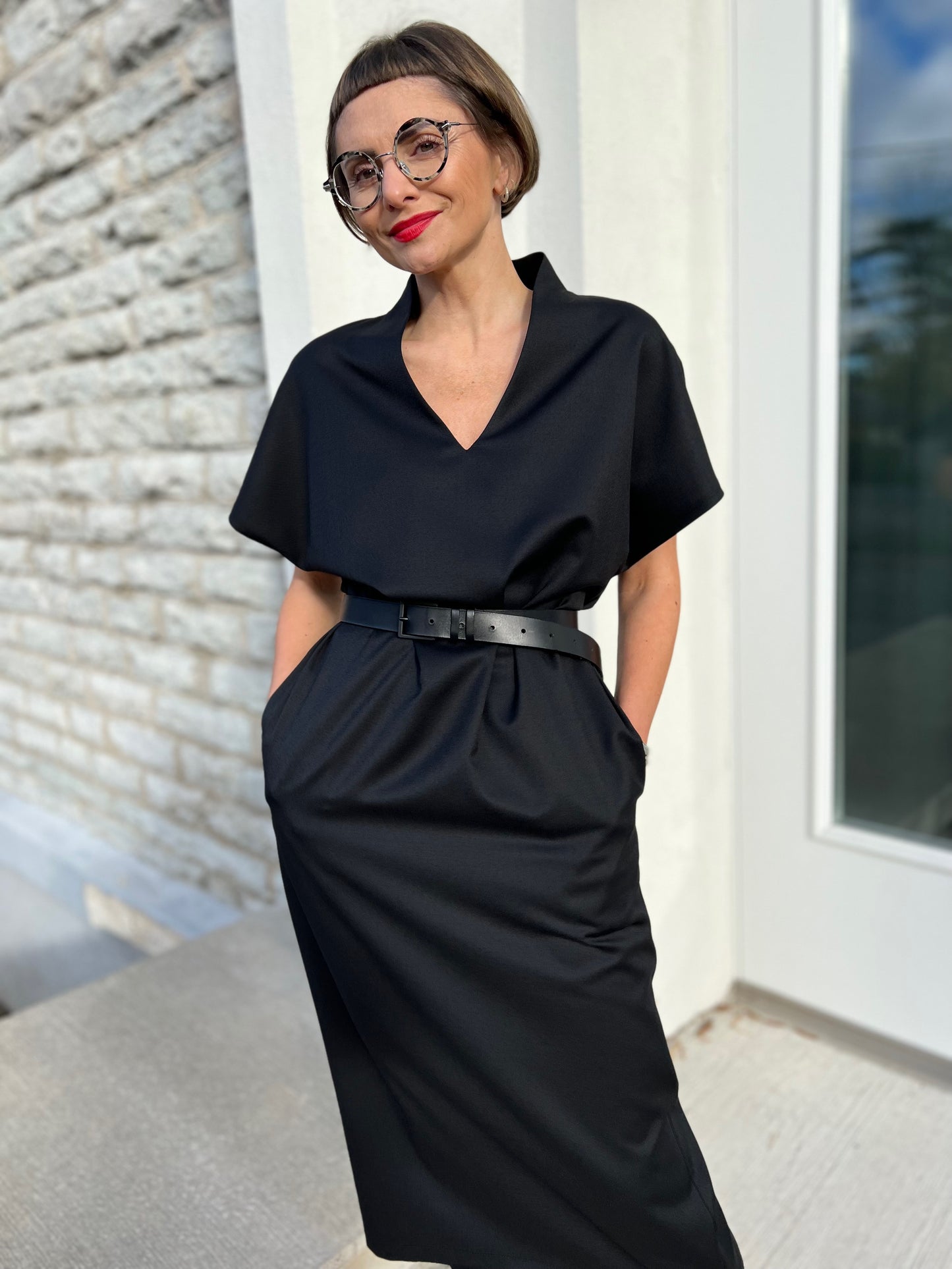 como fine wool dress