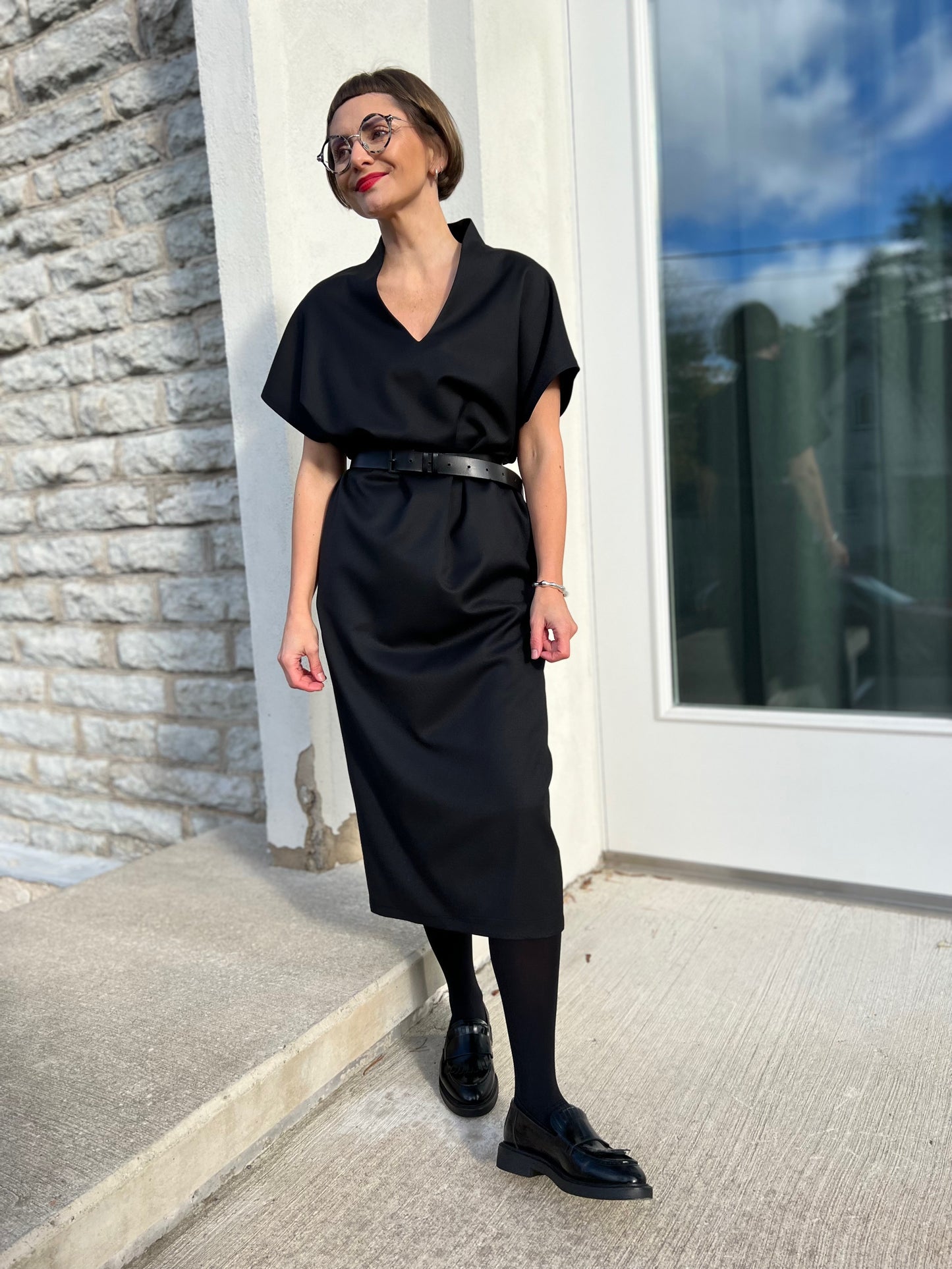 como fine wool dress